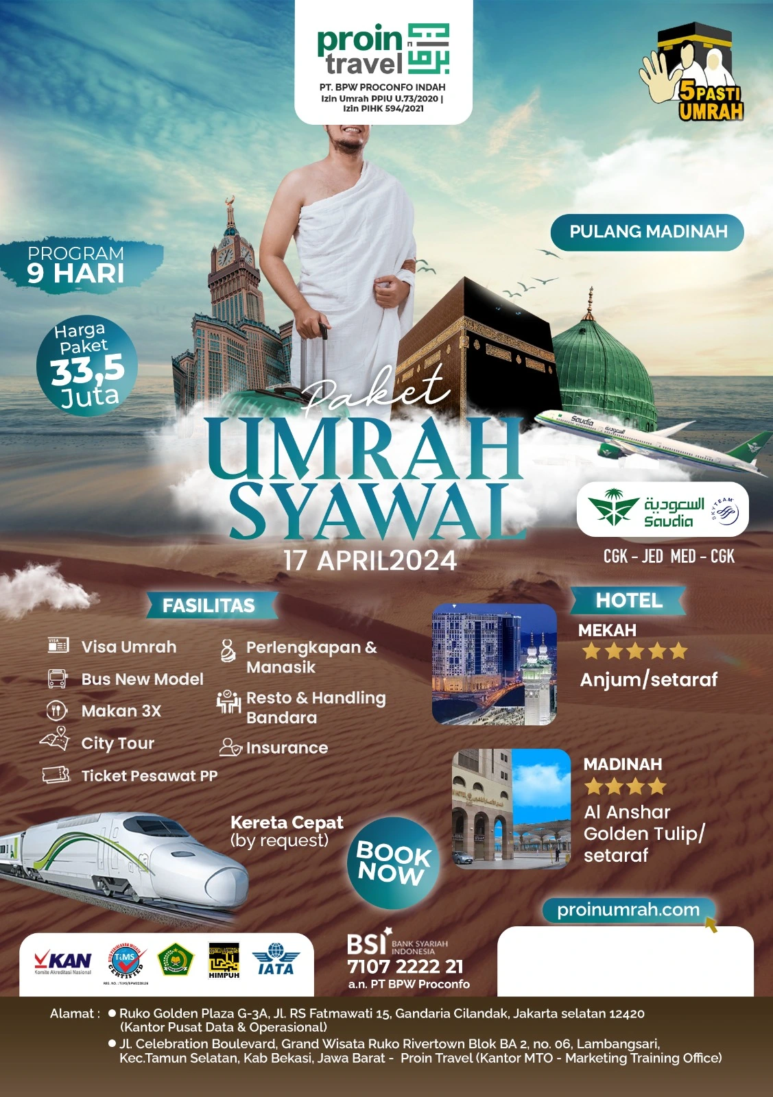 UMRAH SYAWAL 17 APRIL 2024