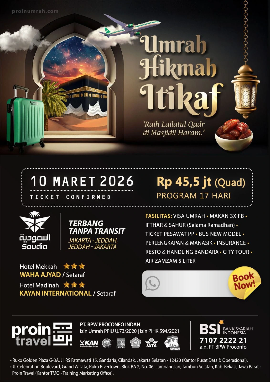 10 MARET 2026 ITIKAF